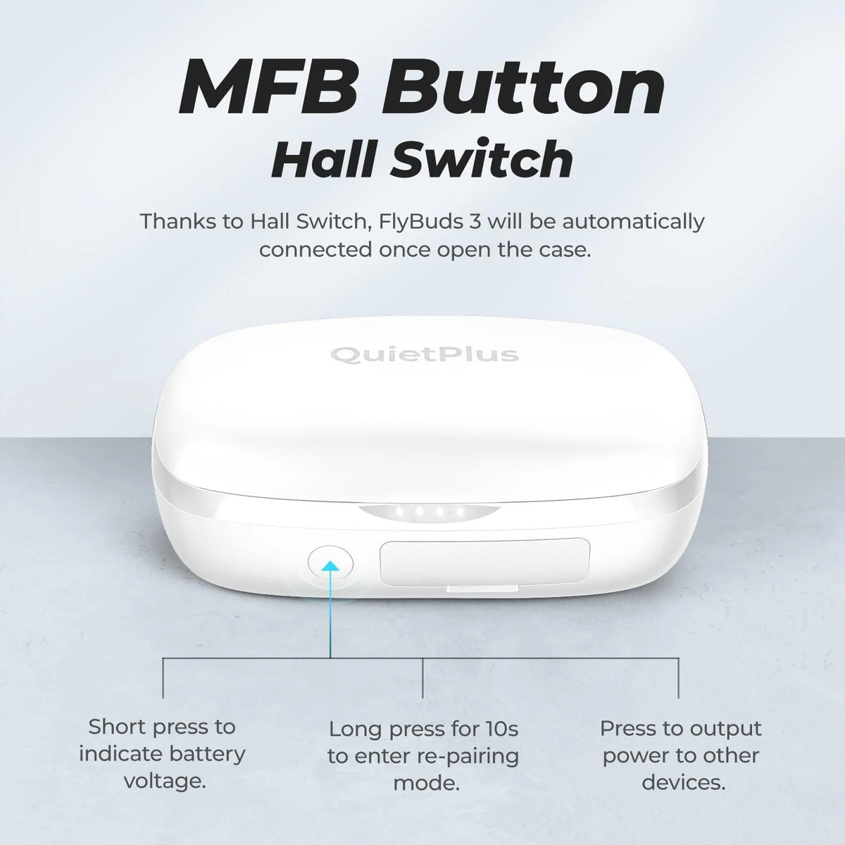 QuietPlus FlyBuds 3 True Wireless Earbuds
